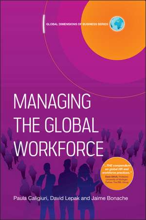 Managing the Global Workforce de P Caligiuri