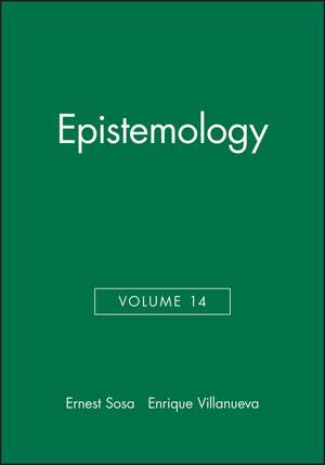 Philosophical Issues, Epistemology de Ernest Sosa