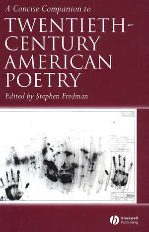 Concise Cmpn 2Oth Amer Poetry C de Fredman