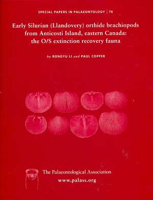 Special Papers in Palaeontology No 76 de R Li