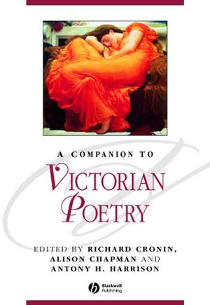 A Companion to Victorian Poetry de R Cronin