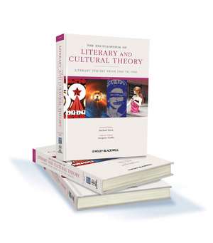 The Encyclopedia of Literary and Cultural Theory de M Ryan