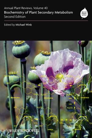 Annual Plant Reviews Volume 40 – Biochemistry of Plant Secondary Metabolism 2e de M Wink