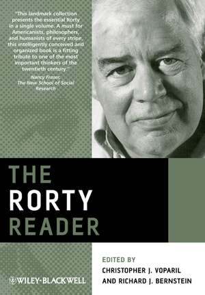 Rorty Reader de CJ Voparil