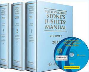 Butterworths Stone's Justices' Manual de Paul Carr