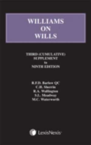 Williams on Wills de R.F.D. Barlow