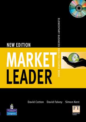 Market Leader 1, 1st Ed: Elementary Business English Course Book with CD-ROM de David Cotton