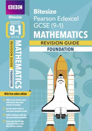 BBC Bitesize Edexcel GCSE Maths (Foundation) Revision Guide incl. online edition - for 2026, 2027 exams de Navtej Marwaha