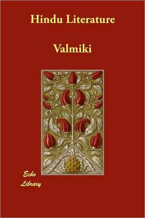 Hindu Literature de Jacob Vlmki