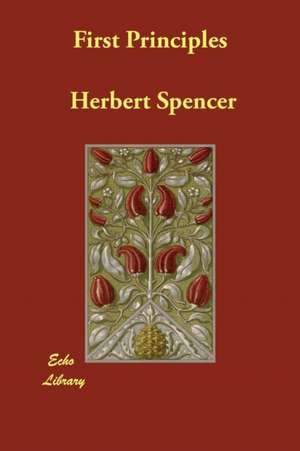 First Principles de Herbert Spencer