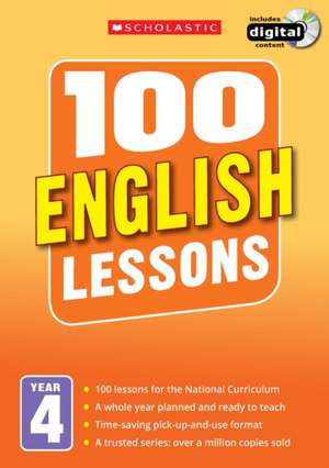 Dowson, P: 100 English Lessons: Year 4 de Pam Dowson