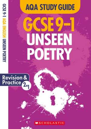 Unseen Poetry AQA English Literature de Cindy Torn