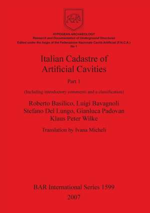 Italian Cadastre of Artificial Cavities Part 1 de Roberto Basilico