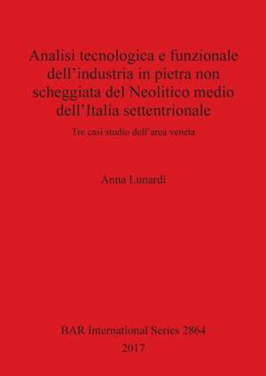 Analisi tecnologica e funzionale dell'industria in pietra non scheggiata del Neolitico medio dell'Italia settentrionale de Anna Lunardi