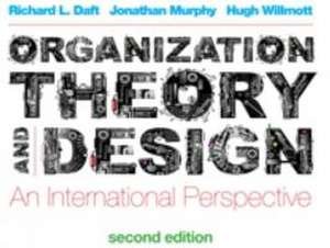 Organization Theory and Design de Jonathan Murphy