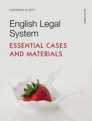 Elliott, C: English Legal System de Frances Quinn