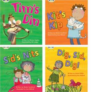 Learn to Read at Home with Bug Club Phonics: Pack 1 (Pack of 4 fiction books) de Jeanne Willis