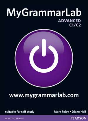 MyGrammarLab Advanced without Key and MyLab Pack de Diane Hall