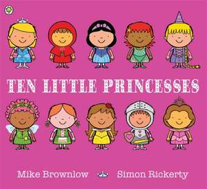 Ten Little Princesses de Mike Brownlow