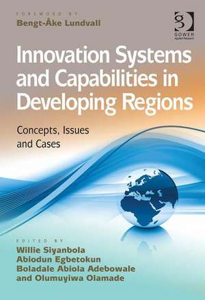 Innovation Systems and Capabilities in Developing Regions: Concepts, Issues and Cases de Willie Siyanbola