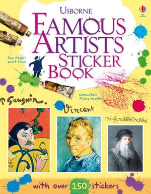 Famous Artists Sticker Book de Megan Cullis