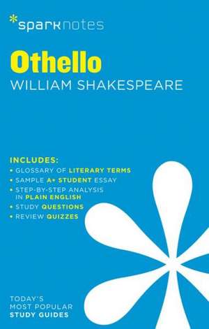 Othello Sparknotes Literature Guide: Grades 5-6 de Sparknotes