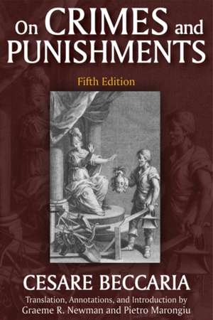 On Crimes and Punishments de Cesare Beccaria