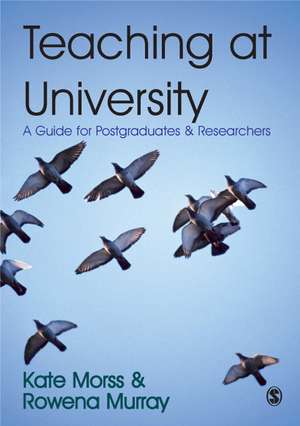 Teaching at University: A Guide for Postgraduates and Researchers de Kate Morss