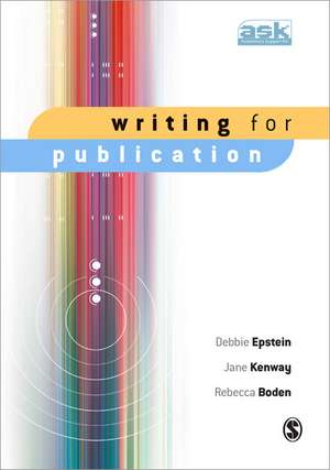 Writing for Publication de Debbie Epstein