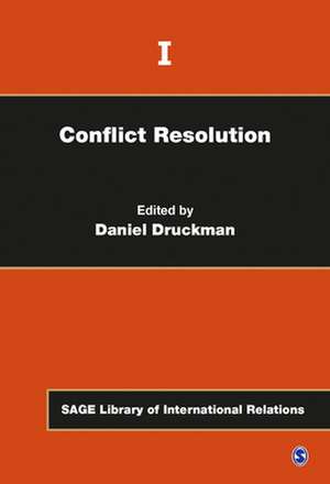 Conflict Resolution de Daniel Druckman