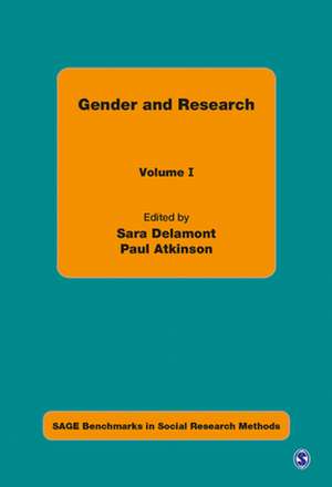 Gender and Research de Sara Delamont