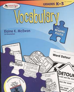 The Reading Puzzle: Vocabulary, Grades K-3 de Elaine K. McEwan-Adkins