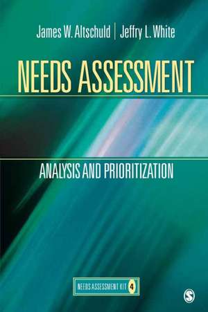 Needs Assessment: Analysis and Prioritization (Book 4) de James Altschuld