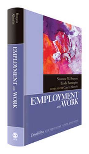 Employment and Work de Susanne Marie Bruyère