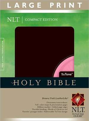 Large Print Bible-NLT-Compact de Tyndale House Publishers