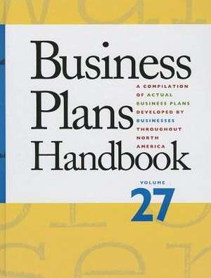 Business Plans Handbook de Michelle Lee