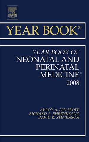 Year Book of Neonatal and Perinatal Medicine de Avroy A. Fanaroff