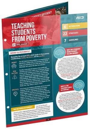 Teaching Students from Poverty (Quick Reference Guide) de Eric Jensen