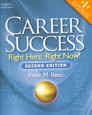 Career Success de Peter Hess