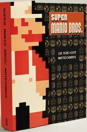 Super Mario Bros. 12 Die Cut Notecards