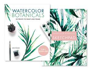 Watercolor Botanicals (2 Books in 1) de Nikki Strange