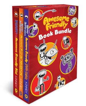 Awesome Friendly 3-Book Hardcover Gift Set de Jeff Kinney