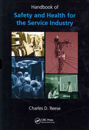 Handbook of Safety and Health for the Service Industry - 4 Volume Set de Charles D. Reese