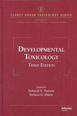 Developmental Toxicology de Deborah K. Hansen