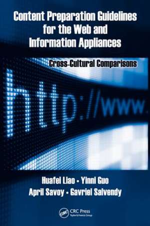 Content Preparation Guidelines for the Web and Information Appliances: Cross-Cultural Comparisons de Huafei Liao