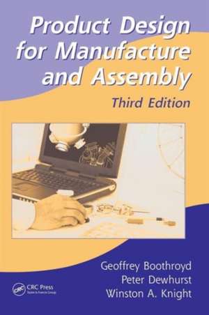 Product Design for Manufacture and Assembly de Geoffrey Boothroyd