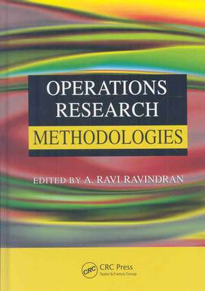 Operations Research Methodologies de A. Ravi Ravindran