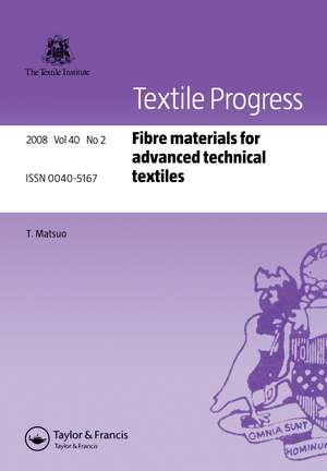 Fibre Materials for Advanced Technical Textiles de T. Matsuo