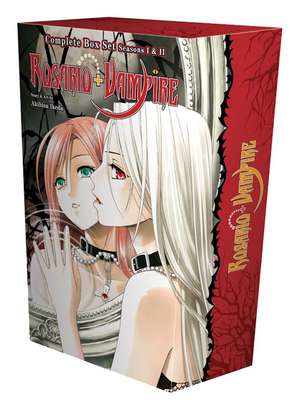 Rosario+Vampire Complete Box Set: Volumes 1-10 and Season II Volumes 1-14 with Premium de Akihisa Ikeda