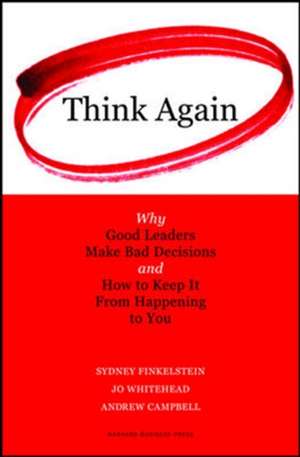 Think Again de Sydney Finkelstein